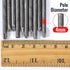 20 Packs Steel Punches 4 mm Flower Punch Stamp Set Practical Metal Stamping Kit Stamping Jewelry Tools for Ring Jewelry DIY Craft...