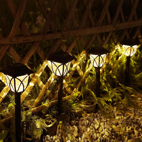 KAQ 2 Pack LED Solar Lights Outdoor Waterproof, Solar Garden Lights Auto On/Off, Outside Lights for Yard, Patio Decor, Landscape Lighting, Pathway...