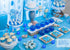 12 Pack Blue Tea Light Candles Battery Operated, Flameless Flickering Blue Votive Tealights for Halloween Wedding Party Christmas Decorations...