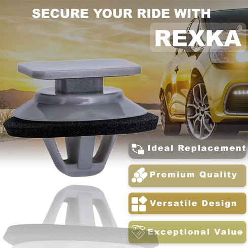 Rexka Stone Guard Moulding Clip for Mazda KD53-51-SJ3A CX-5 (Pack of 30)...