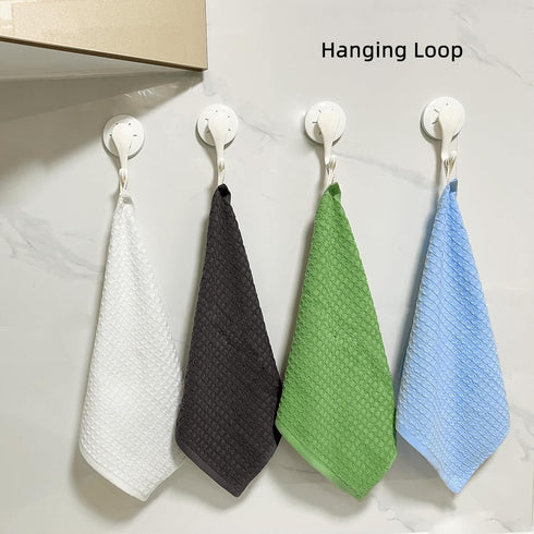Cotton Dishcloths Set for Home and Kitchen Cleaning - 12x12 Inches Pack of 6- Dish Cloths,Dish Towels,Dish Rags - with Hanging Loop - 100% Cotton,...