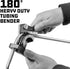 Powerbuilt Fuel and Brake Line Tubing Bender, Multi-Size Pipes Copper Aluminum Steel Brass, Bend up to 180 Degrees, Lightweight - 647762...