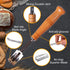 Hand Crafted Bread Lame Dough Scoring Tool in Wooden Storage Box for Sourdough Bread Baking - Dough Scoring Knife with 10 Extra Blades and a Prote...