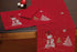 DII Embroidered Holiday Table Décor Collection Christmas Kitchen, Snowman Placemat Set, 13x19, Red, 4 Piece...