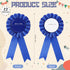 12 Pieces Blank Award Ribbon Prize Ribbon 1st Place Rosette Ribbon Award Medal Winner Victory Ribbon Recognition Participation Ribbon for Competit...