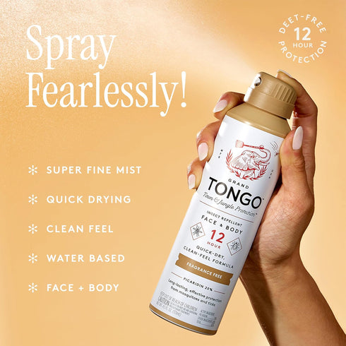 DEET-Free Insect Repellent, The 12 Hour Protection, DEET Alternative – Fragrance Free...