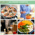 Buylorco Stainless Steel Folding Vegetable Steamer Insert for Veggie & Seafood Cooking (fits pots 5" to 9")...