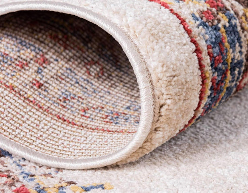 Unique Loom Utopia Collection Traditional Classic Vintage Inspired Area Rug with Warm Hues, 2' x 6' 1" Runner, Cream/Blue...