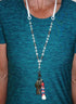 Hidden Hollow Beads Beaded Women's Lanyard Strap, Cell Phone Exersize Teacher Nurse Keys Keychain ID Card Badge Holder...