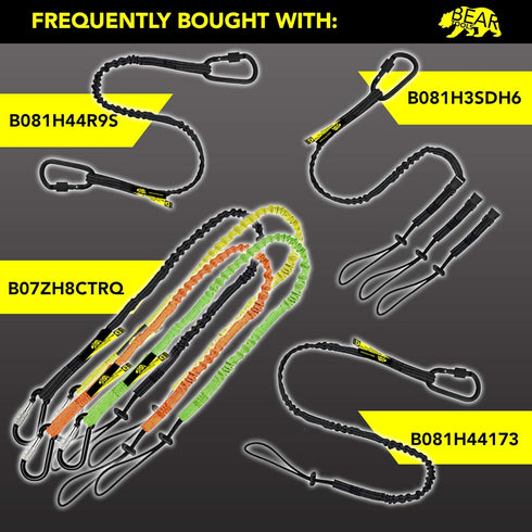 USA Flag Safety Tool Lanyard – Tough Scaffold Tether with – Stop The Drops - Ultra-Durable and Sturdy – Heavy-Duty 8kg Max Load – Construction Sit...