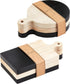 Mud Pie Circle Paulownia Board Set 8 1/4" x 6 1/4" dia...