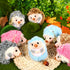 8 Pieces Mini Hedgehog Plush Toys Animal Stuffed DIY Keychain Accessories 4 Inch Hedgehog Plush Stuffed Toy Decorations for Baby Birthday Shower X...
