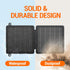 GOODaaa 10W Portable Solar Charger with Dual USB Outputs Super Handy Foldable Size 24% High Conversion Efficiency Solar Panels, Waterproof & Dustp...