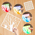 24Pcs Stencils for Painting, Reusable Geometric Painting Stencils Abstract Layering Stencil for Painting on Wooden Furniture Floor Decor DIY Suppl...