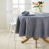 TOWN & COUNTRY LIVING Harper Stain and Water Resistant Tablecloth Single Pack, Grey Flannel, 70" Round...