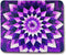 Computer Mouse Pad with Stitched Edge Comfortable Mouse Pads with Non-Slip Rubber Base, Purple, 8x10 inch...