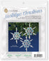 SOLID OAK Beaded Ornament KIT, Shimmer Snowflakes Makes 3 for Christmas...