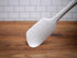 RSVP International Ela Series Heat Resistant Cooking & Baking Strong Silicone Wrapped Steel Rubber Scraper, Spatula, 11x2, White...