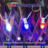 Red White and Blue C7 Outdoor Lights, 25Ft 4th of July Patriotic String Lights with 27 Red White Blue LED Bulbs, Fourth of July Decorations Waterp...