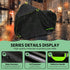 Bike Cover Waterproof Outdoor Storage for 1 Bike up to 29", Bicycle Cover with Storage Bag, Rain/Snow/UV/Dust/Wind Proof for Mountain/Road/City/El...