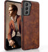 LOHASIC for Galaxy S21 Case 5G, Premium Leather Luxury PU Non-Slip Grip Rugged Bumper Shockproof Full Body Protective Cover Men Women Phone Cases ...
