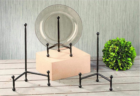 TRIPAR Modern Tripod Easel Display, Black Finish - Lightweight & Durable Design - Perfect for Displaying Decorative Pictures, Artwork, Plates, Til...
