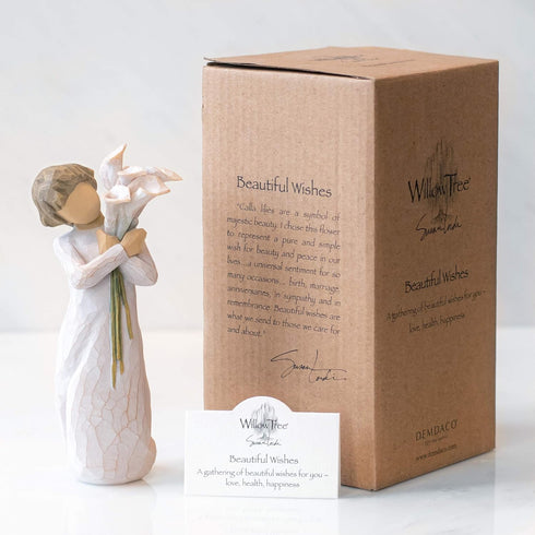 Willow Tree Beautiful Wishes, A Gathering of Beautiful Wishes for You - Love, Health, Happiness, A Gift That Expresses Caring or for Those Who Lov...