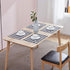 Nobildonna 18"x13" Plaid Checkered Placemats,Black & White Checker, Quality Thin and Durable Placemats for Dining Table Set of 4 (Black & White)...
