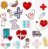 20 Pieces Nurse Enamel Pins Cute Brooch Pins Inspirational Cartoon Lapel Pins Badges Doctor Enamel Pin with Storage Bag for Nurses' Day Christmas ...