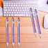 6 Pcs Blue Ink Ballpoint Pen with Stylus Tip 2 in 1 Ballpoint Pen Metal Pens Stylus Pen for Touch Screens School Office Coworkers (Purple)......