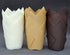 Large Greaseproof paper Wrappers Muffin Baking cupcake cups liners, 2-1/4" x 4" Natural,Brown,White 3 colours in a box Tulip Baking Cups Holders 1...