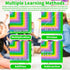 12X12 Multiplication Chart and Math 1-12 Addition Table Toys, Stress Relief Fidget Bubble Game Learning Toys, Making Learning More Fun and Easy to...