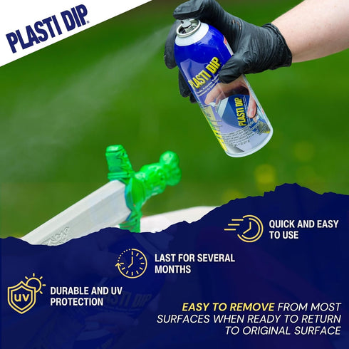 Plasti Dip 11 oz Clear Aerosol – Transparent Peelable Rubber Coating Spray, Removable Protective Clear Coat for Automotive, Tools & DIY Projects (...