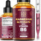 Liquid Magnesium Glycinate Drops with Vitamin B6 - Magnesium Supplement 500mg & Vitamin B6 100mg | Non-GMO No Gluten | Stress Relief | Sleep & Rel...