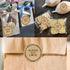 Baked with Love Stickers,Homemade/Handmade with Love Baking Labels for Bakeries,Weddings,Baby Showers (Brown, 1.5)...