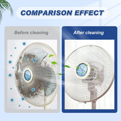 2 Pcs Cobweb Duster Bendable Fan Duster Plastic Dust Cleaner Microfiber Head Ceiling Brush Reusable Dirt Remover for Fan Air Conditioning Home Car...