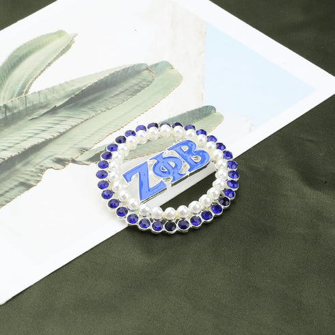 KEYCHIN ZPB Paraphernalia Brooch Pin 1920 Greek Sorority Gifts 1920 Fine Jewelry For Sorority Sisters...