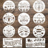 Christmas Stencils for Painting on Wood Shirts Holiday Cookie, 11Pcs 12 inch Reusable Christmas Paint Stencil for Door Hanger Merry Christmas Temp...