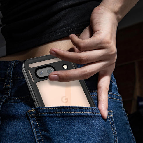 Hllhunkhe for Google Pixel 8A Waterproof Case with Built-in Screen Protector - Rugged Full Body Underwater Dustproof Shockproof Drop Proof Protect...