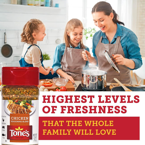 Tone's Chicken Seasoning Blend, 2.50 Ounce...