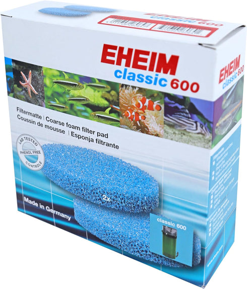 EHEIM Coarse Filter Pad (Blue) for Classic External Filter 2217 (2 Pieces)...