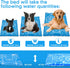 Cooling Mat for Dogs Water Injection Cooling Mats Cooling Bed Mats,Self Cooling Pet Dog Cool Mat Pads for Dogs Cats Indoor and Outdoor (Large, Blu...