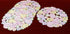 Easte Egg Placemat 14" Set of 4 Cutwork Embroidered Spring Flowery Floral Eggs Dresser Scarf for Home Kitchen Dining Spring Holiday Tabletop Decor...