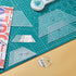 Kigley 8 Pcs Half Hexagon Quilting Rulers Acrylic Quilting Templates for Quilting 1-7 Inch Quilt Template Ruler with 1/4 Inch Seam Allowance Quilt...