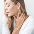 Gold Pearl Beaded Bracelets for Women Stackable Set, Elegant Delicate Paperclip Link Stretch Chain Summer Bracelet Dainty Trendy Gold Jewelry Birt...