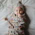 mushie Muslin Baby Swaddle Blanket | 100% Organic Cotton (Retro Flowers)...