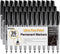 Ultra Fine Permanent Marker, 36 Pack Ultra Fine Point Black Permanent Marker set, Works on Plastic, Wood, Stone, Metal and Glass for Doodling, Mar...
