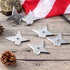Weewooday 10 Pieces Ninja Magnet Cool Anime Refrigerator Magnets Funny Decorative Throwing Star for Home Office Whiteboard(Silver)...