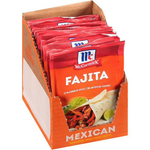 McCormick Fajita Seasoning Mix, 1.12 oz (Pack of 12)...
