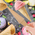2Pcs Ice Cream Cone Molds, Reusable wooden Cream Horn Molds Waffle Cones Pizzelle Roller Egg Roll DIY Mold for Kitchen Cooking and Baking...
